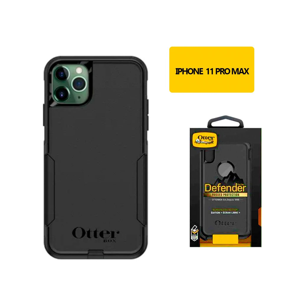 Case Otterbox Anticaidas Negro Para iPhone 11 Pro Max