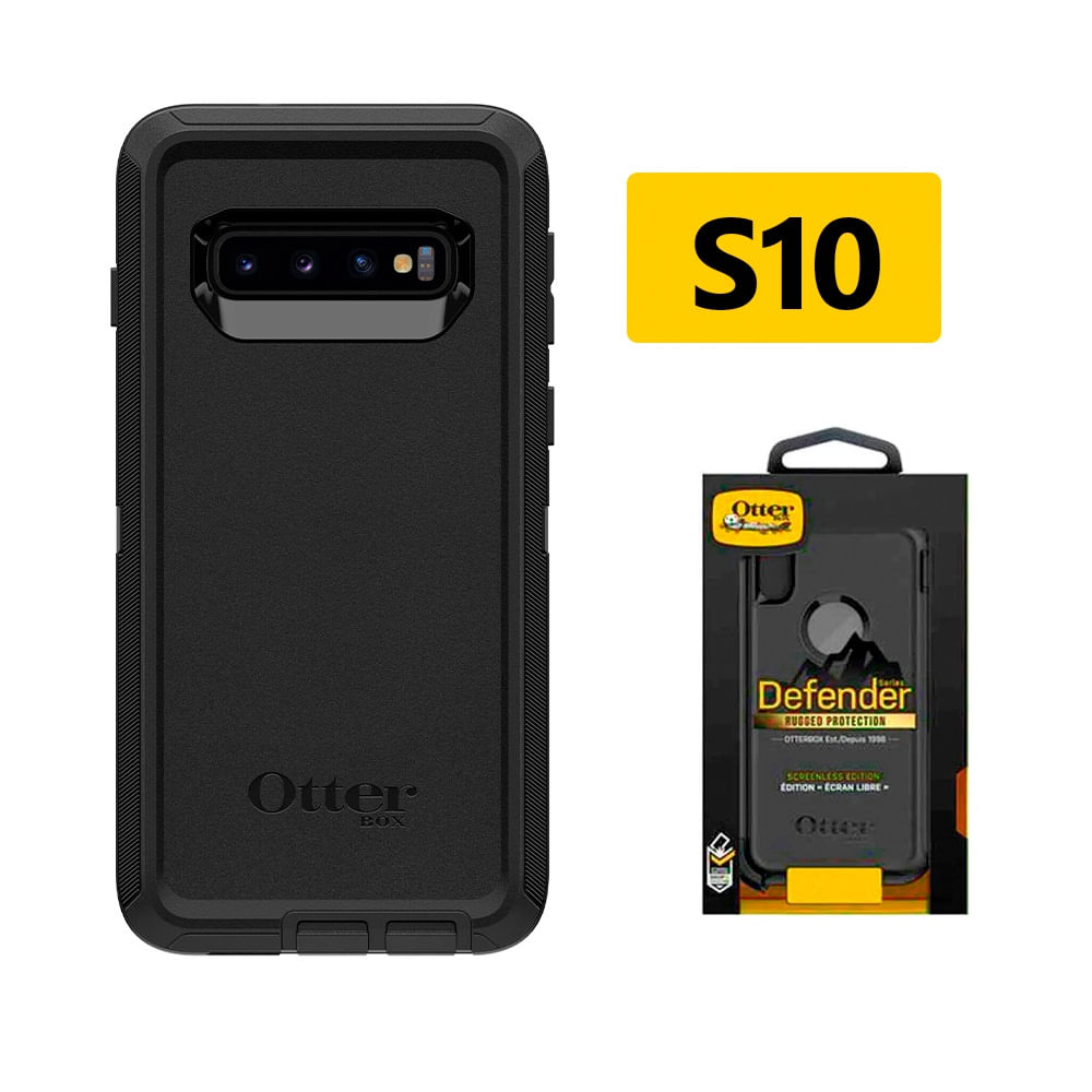 Case Otterbox Anticaidas Negro Para Samsung S10