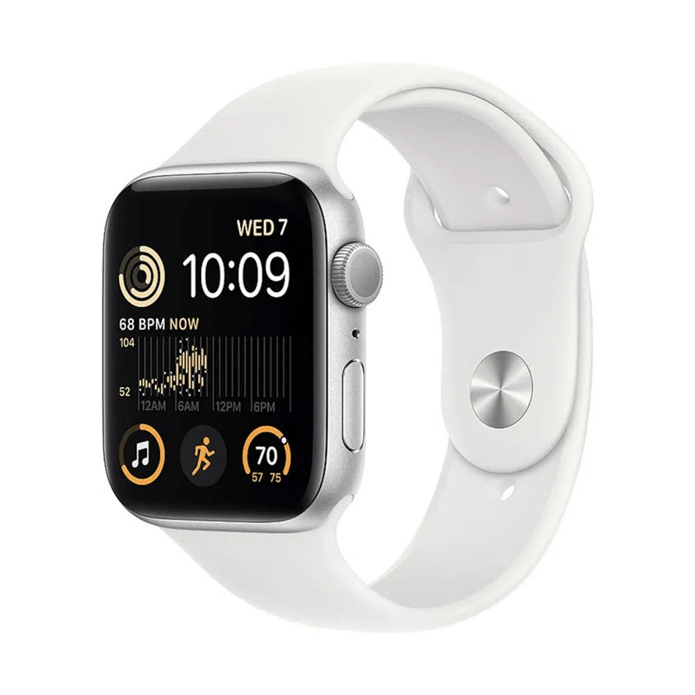 Apple watch SE (2da Generación) GPS 40mm, Silver Sport Band White, Talla S/M