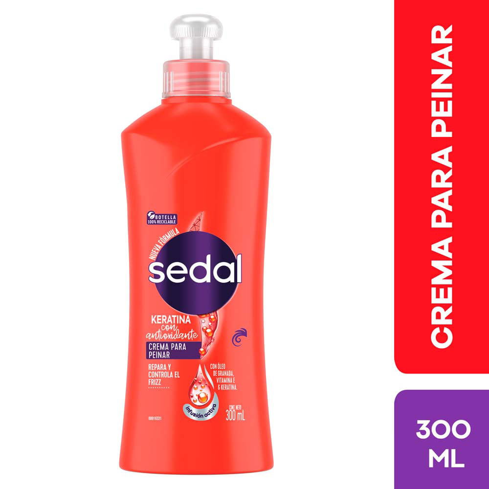 Crema para Peinar SEDAL Keratina Frasco 300ml