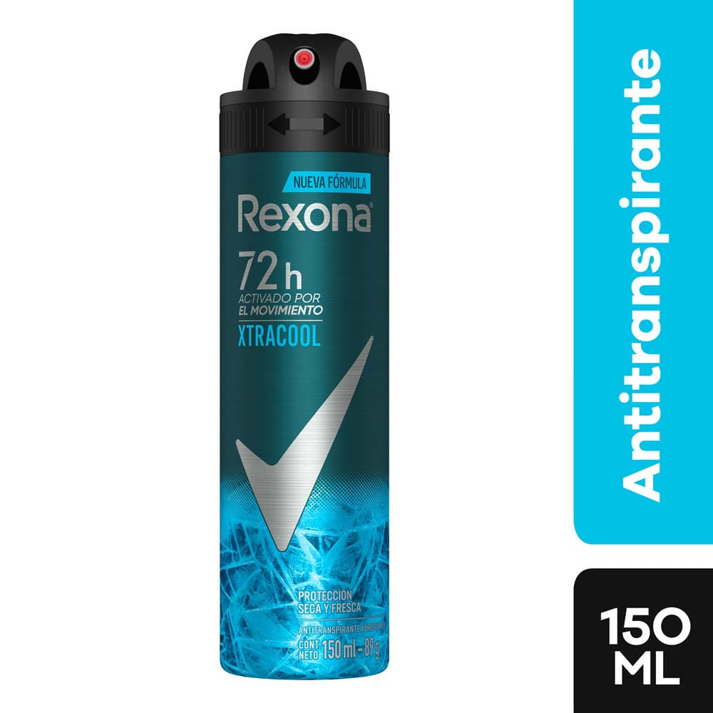 Desodorante para hombre en Aerosol para Hombre REXONA Xtra Cool Frasco 150ml