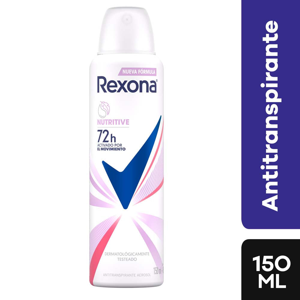 Desodorante en Aerosol para Mujer REXONA Nutritive Frasco 105ml
