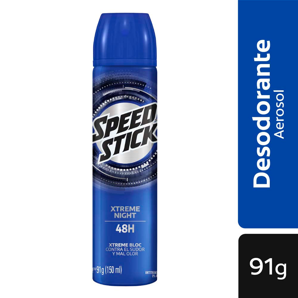 Desodorante Spray SPEED STICK Xtreme Night Frasco 91g