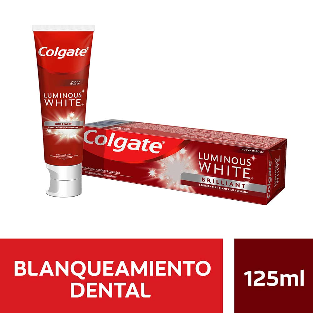 Pasta Dental COLGATE Luminous White Tubo 125ml