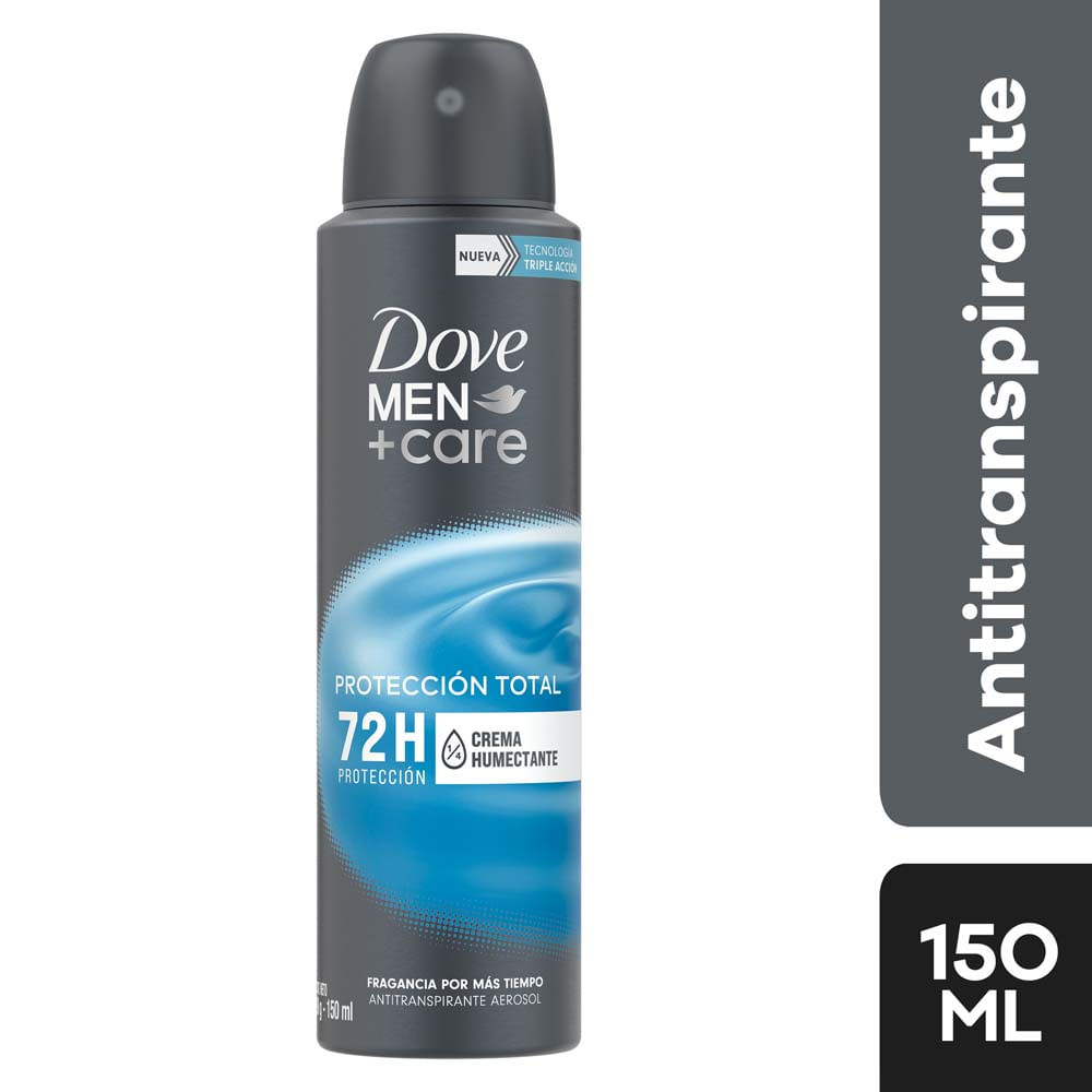 Desodorante para hombre en Aerosol DOVE Men Protección Total Frasco 150ml
