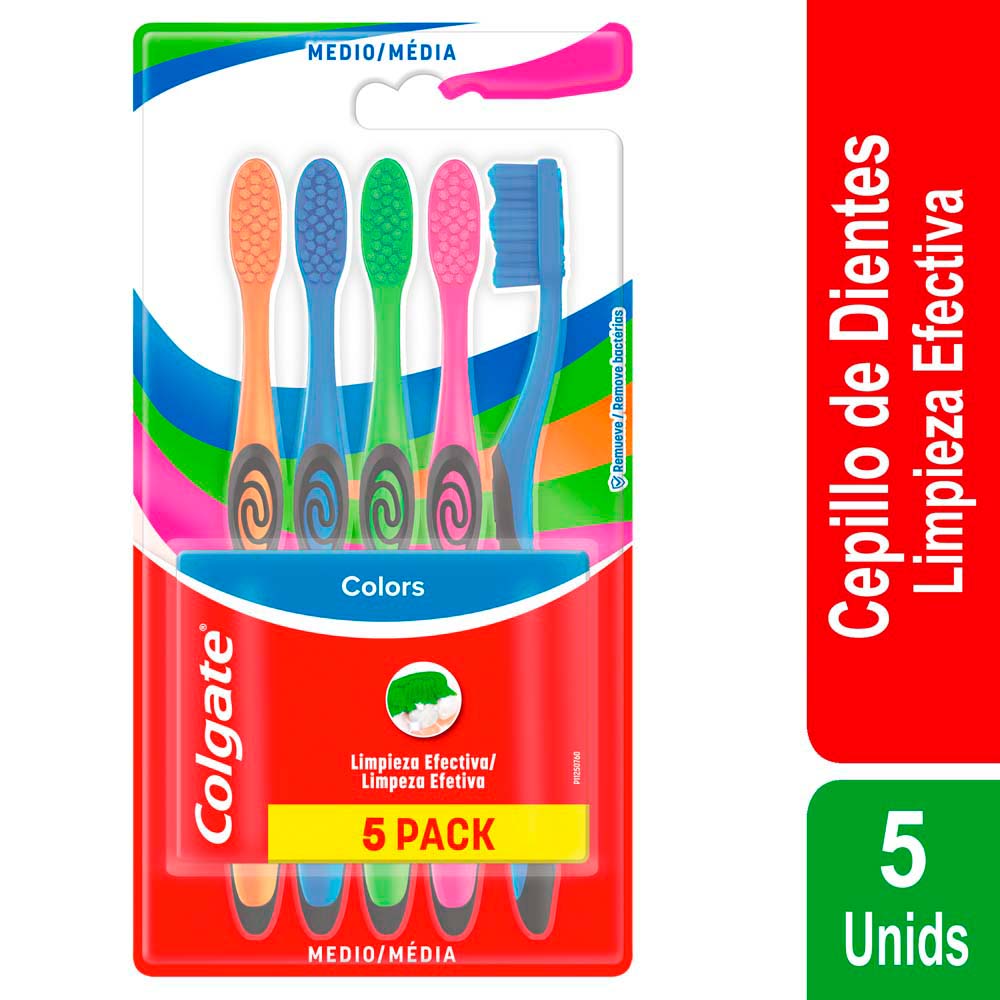 Cepillo de Dientes COLGATE Colors x5un
