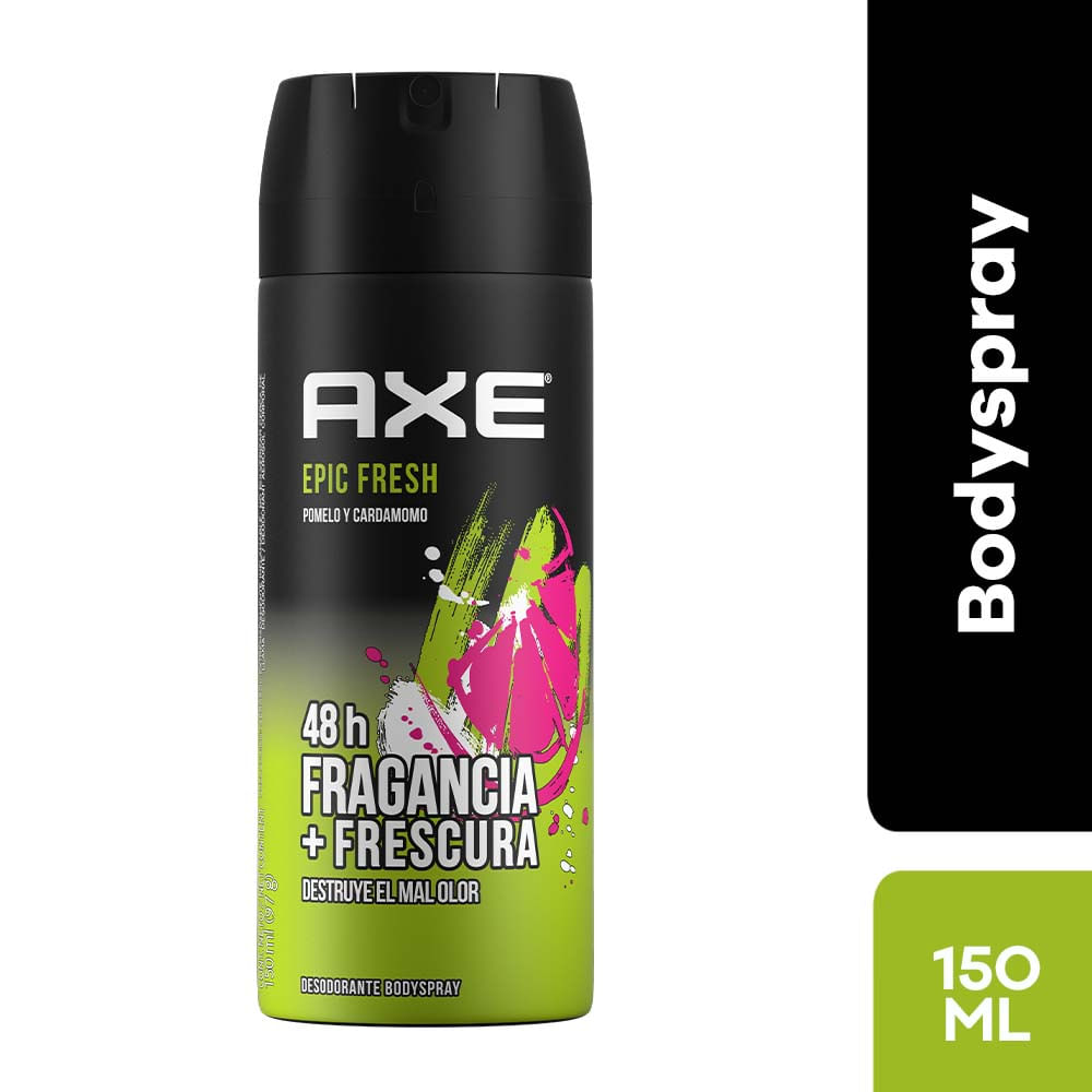 Desodorante para hombre Aerosol AXE Men Epic Fresh Frasco 150ml