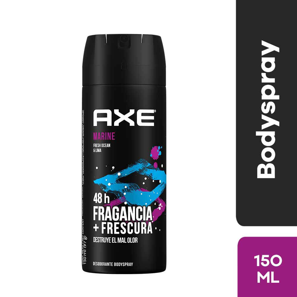 Desodorante para hombre Aerosol AXE Men Marine Frasco 150ml