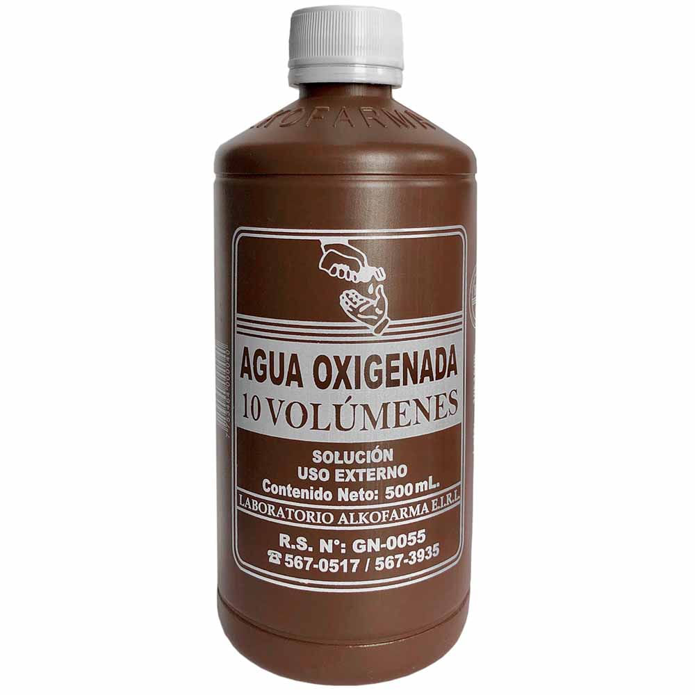 Agua Oxigenada ALKOFARMA Frasco 500ml