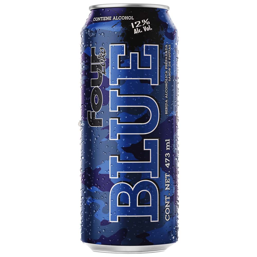 Bebida Alcohólica Preparada FOUR LOKO Blue Lata 473ml