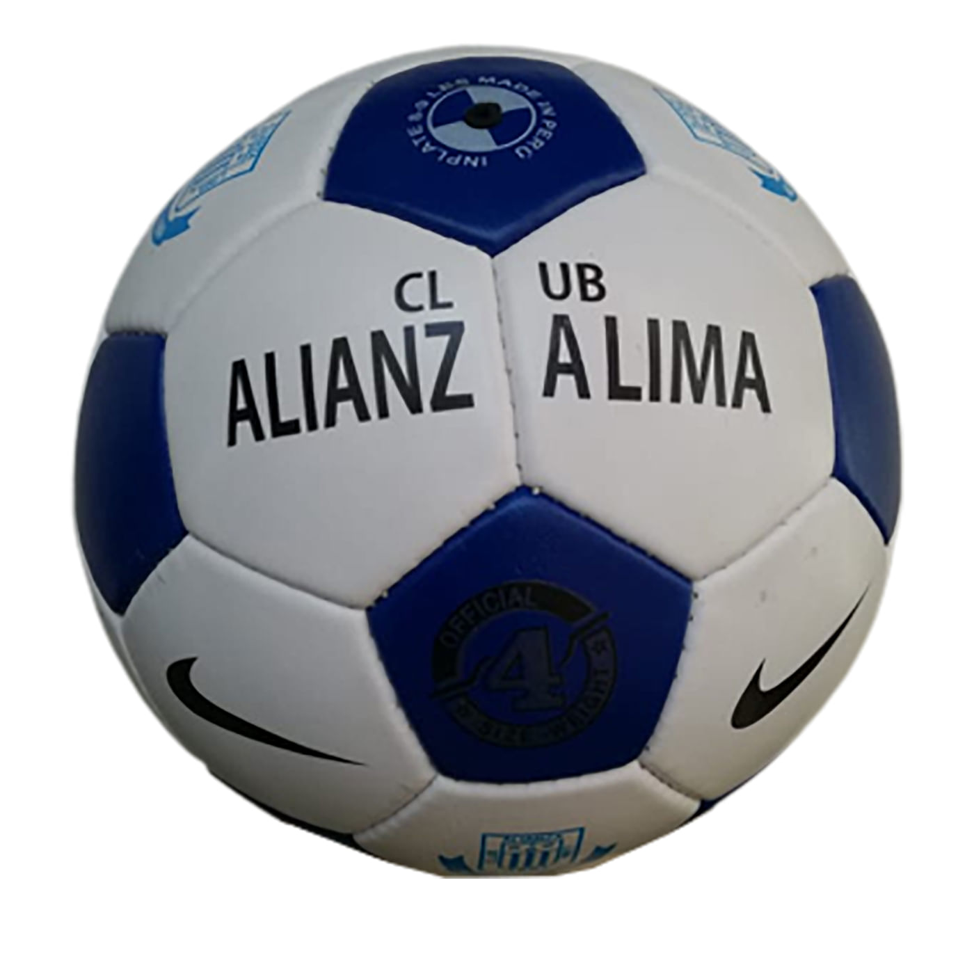 Balón de Futbol Deportivo Pelota Blanquiazul N°5
