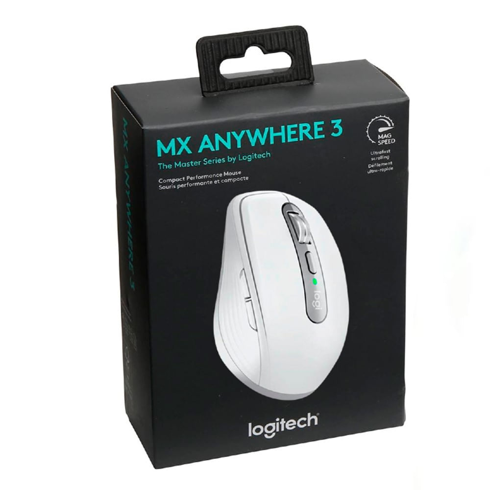 Mouse Mx Anywhere 3 Wireless Bluetooth Multidispositvo Blanco