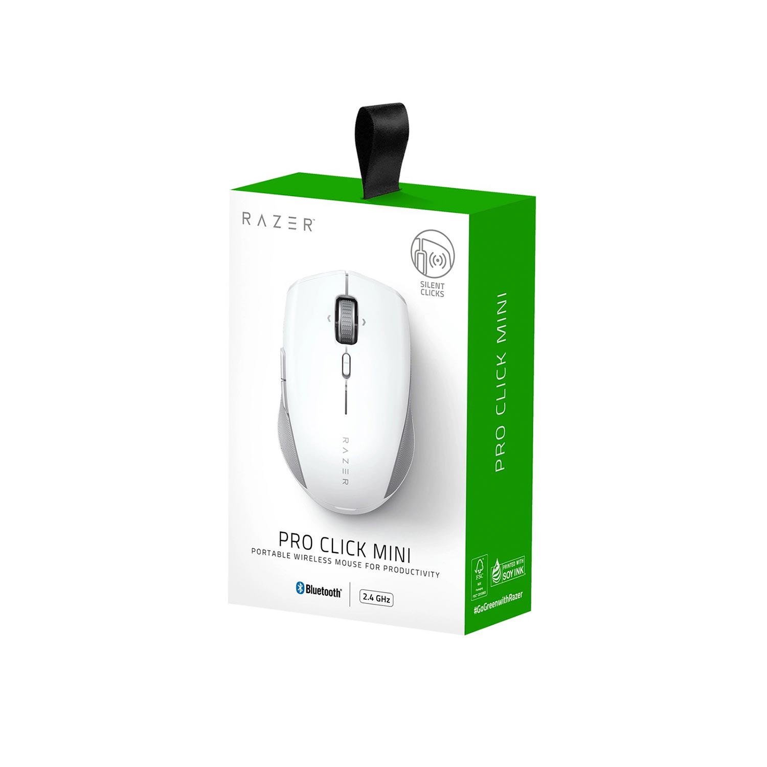 Mouse Gamer Razer Pro Click Mobile Wireless 12000 Dpi 2.4Ghz/Bluetooth White