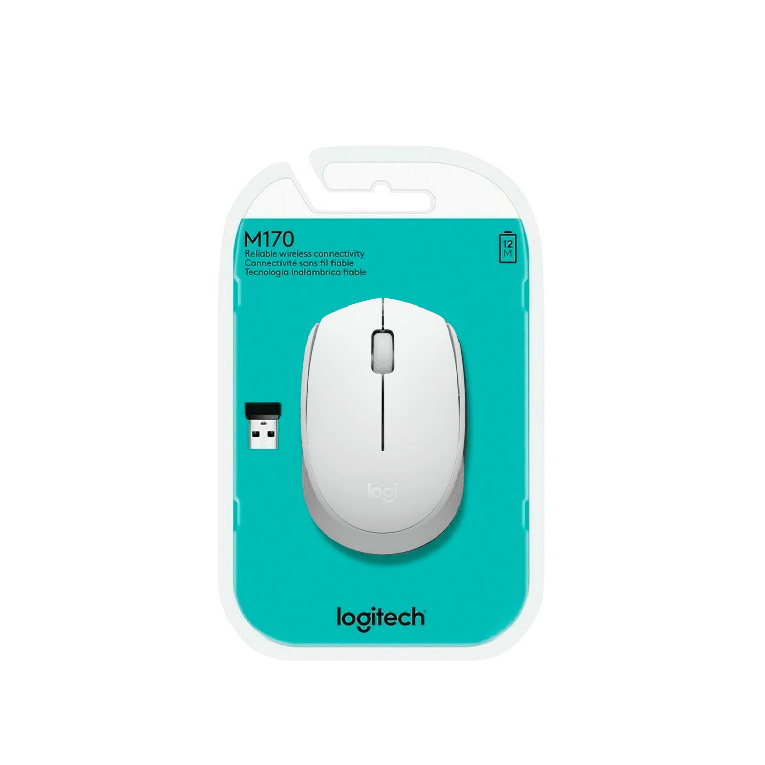 Mouse Logitech M170 Wireless White