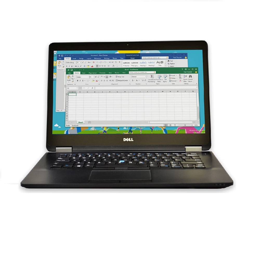 REACONDICIONADO Laptop Dell Latitude E7450 14" Intel Core i7 256GB SSD 8GB Negro