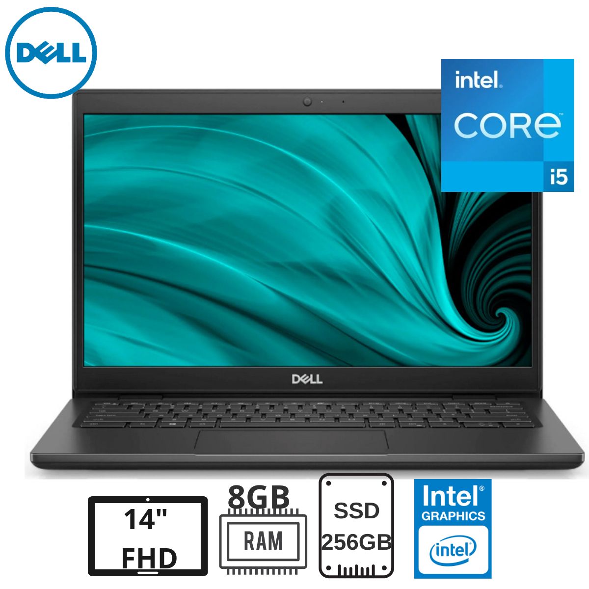 Laptop Dell Latitude 3420, Core I5, 14.0" Fhd ,8Gb Ddr4, Ssd 256Gb, Windows 11