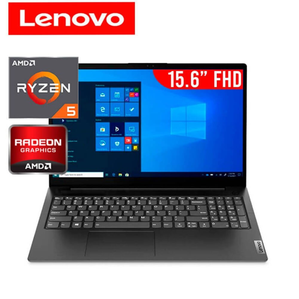 Notebook 15.6" FHD Lenovo V15 G2 Alc Ryzen 5 5500u Ram 8GB SSD 128GB+ 1TB HDD Windows Freedos