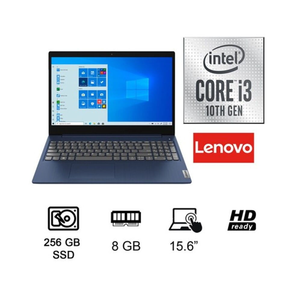 Laptop 15.6" Fhd Lenovo Ideapad 3 15iml05 Intel I3 10110u Ram 8gb Ssd 256gb Windows 10