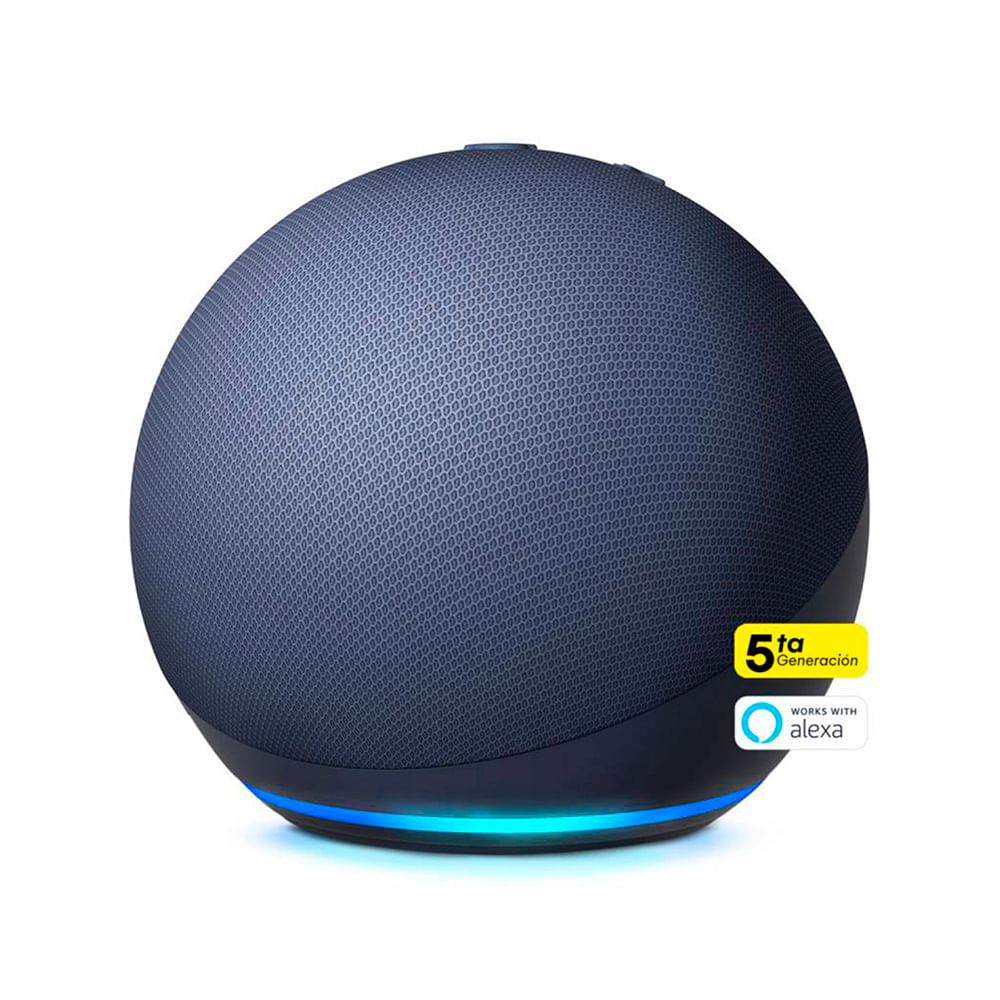 Parlante Inteligente Amazon con Alexa Echo Dot 5ta Generación Azul