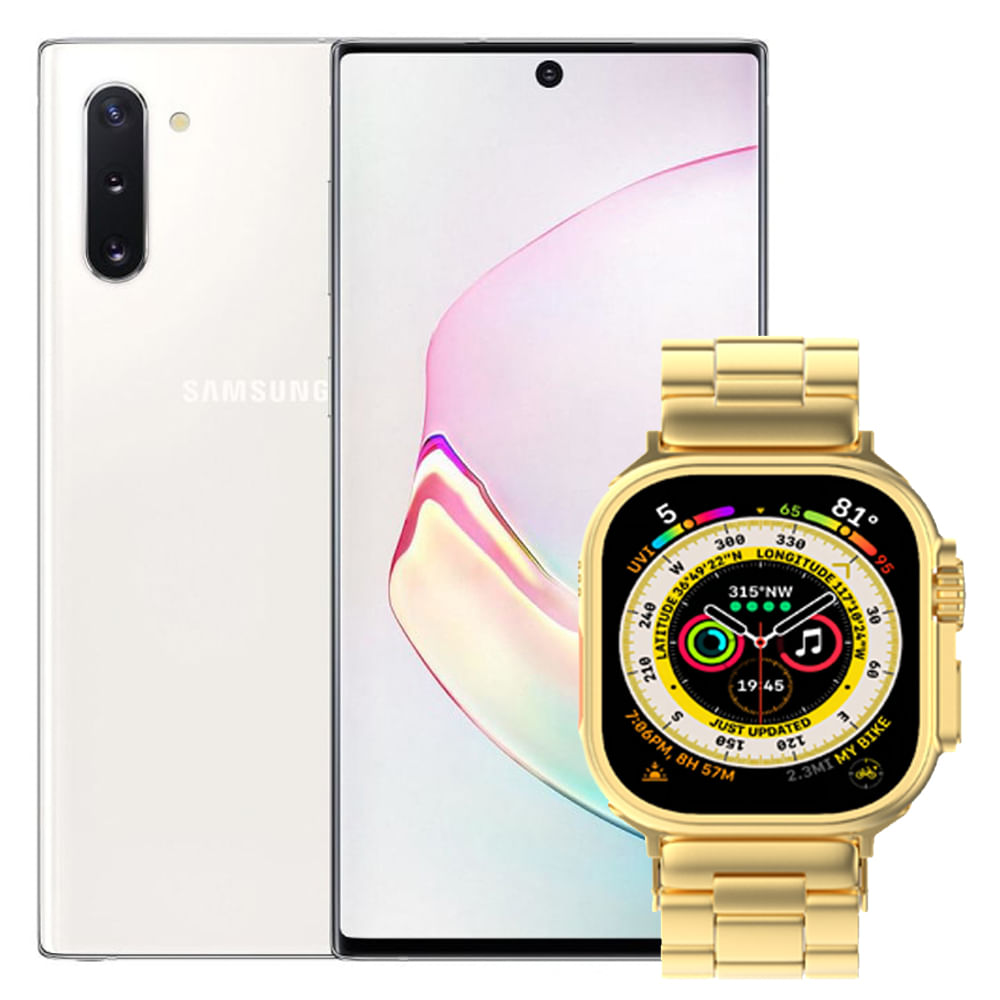Celular Samsung Galaxy Note 10 256GB - Blanco + Smartwatch (Obsequio)
