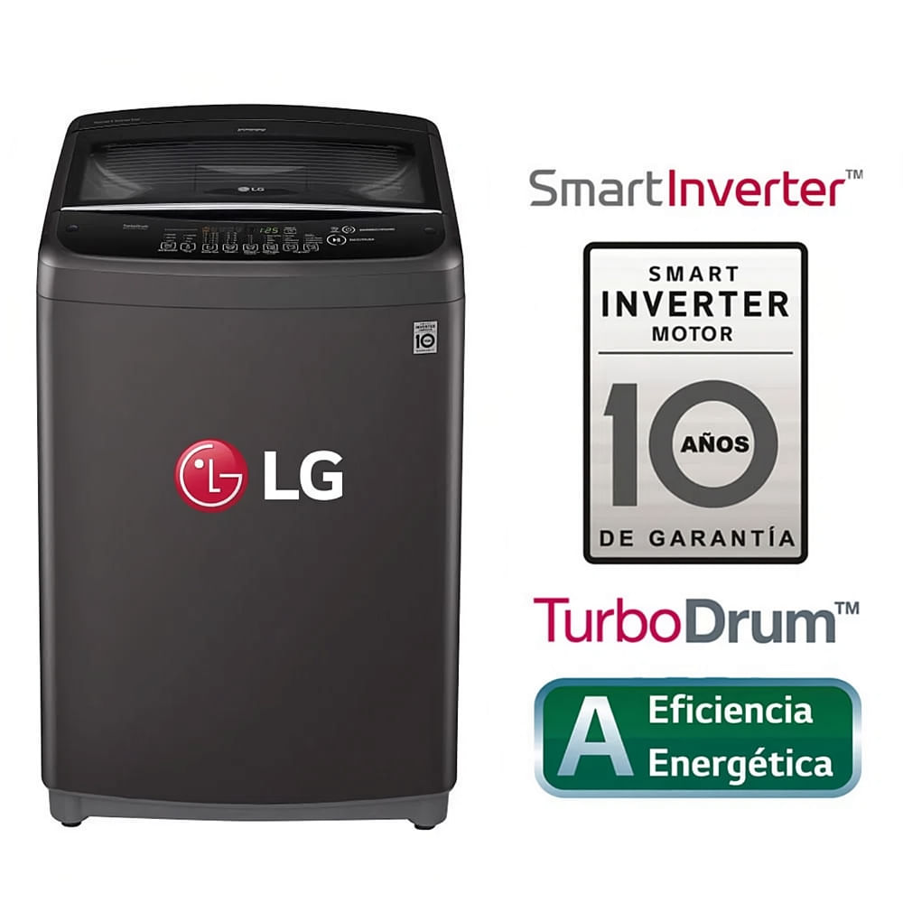 Lavadora LG 18 Kg Carga Superior Smart Inverter WT18BSB