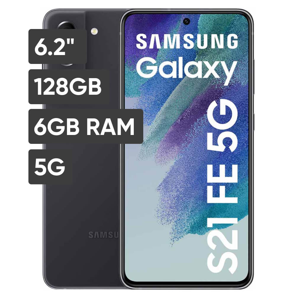 Smartphone SAMSUNG S21 FE 5G 6.2'' 6GB 128GB 12MP + 12MP + 8MP Gris