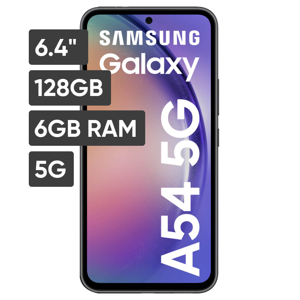 Smartphone SAMSUNG Galaxy A54 6.4" 6GB 128GB 50MP + 12MP + 5MP Grafito