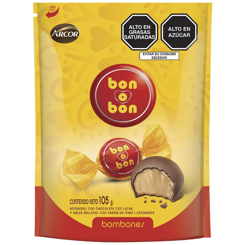 Bombones de Chocolate BON O BON Doypack 105g