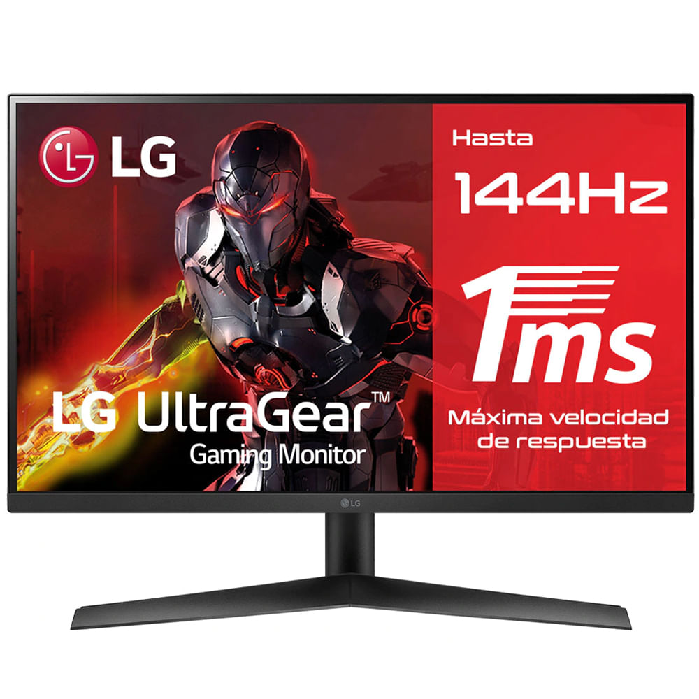 Monitor LG 27GN60R-B 27 Pulgadas UltraGear Gaming Panel IPS 1MS 144HZ FHD