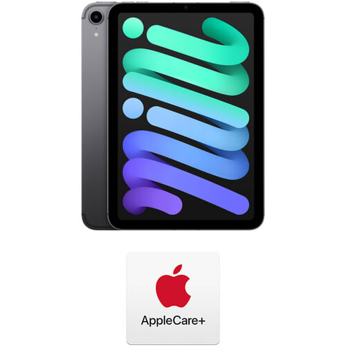 Kit de Plan de Protección Apple 8.3" iPad Mini y Applecare + 6th Gen 256GB Wi-Fi + 5G LTE Space Grey