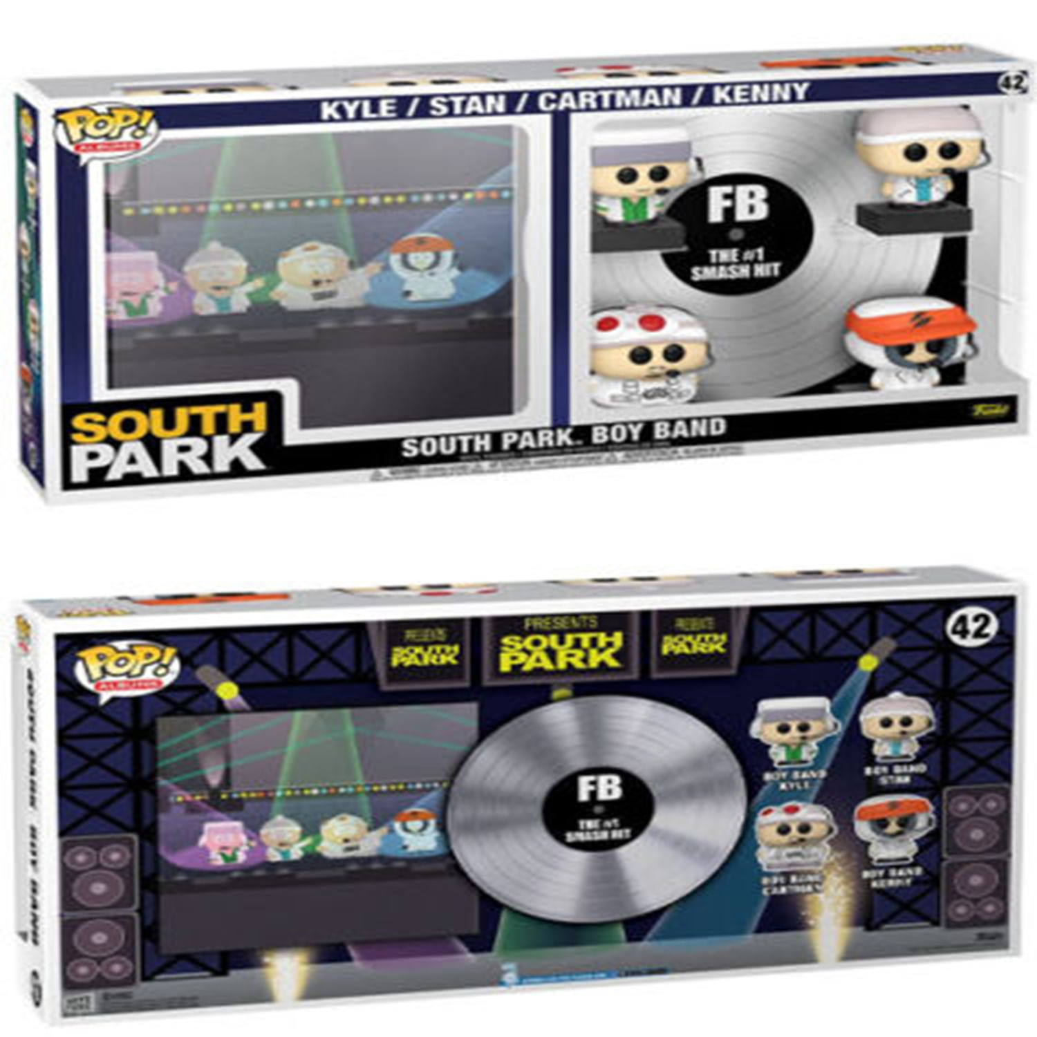 South Park Boy Band Deluxe Pop Album Figure 42 with Case