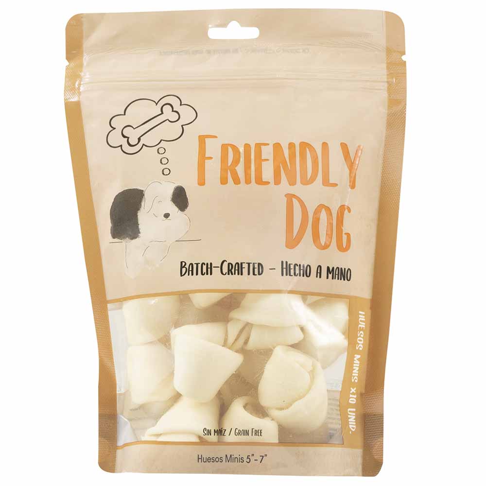Snacks para Perros FRIENDLY DOG Huesos Minis Paquete 10un