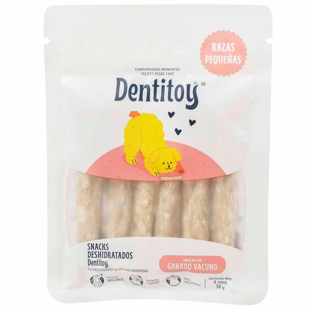 Snacks para Perros DENTITOY Baby Barritas Paquete 6un