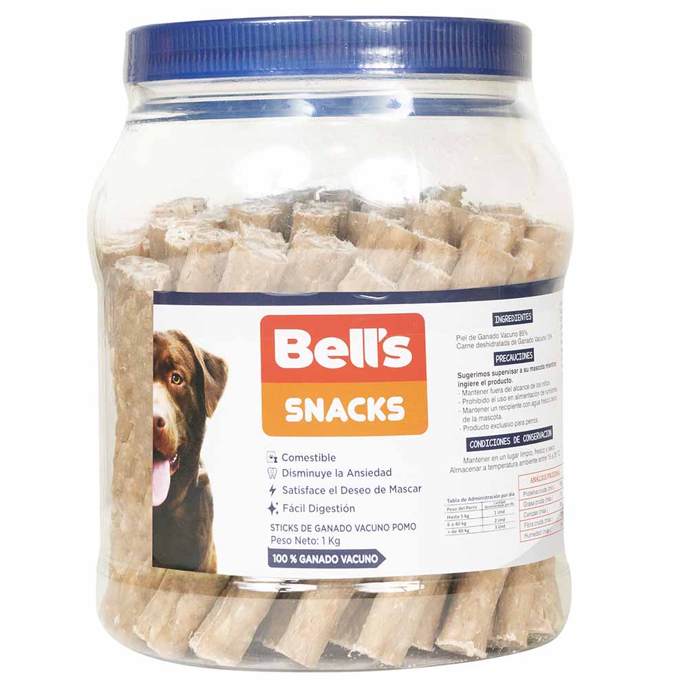 Snacks para Perros BELL'S Pote x 1Kg