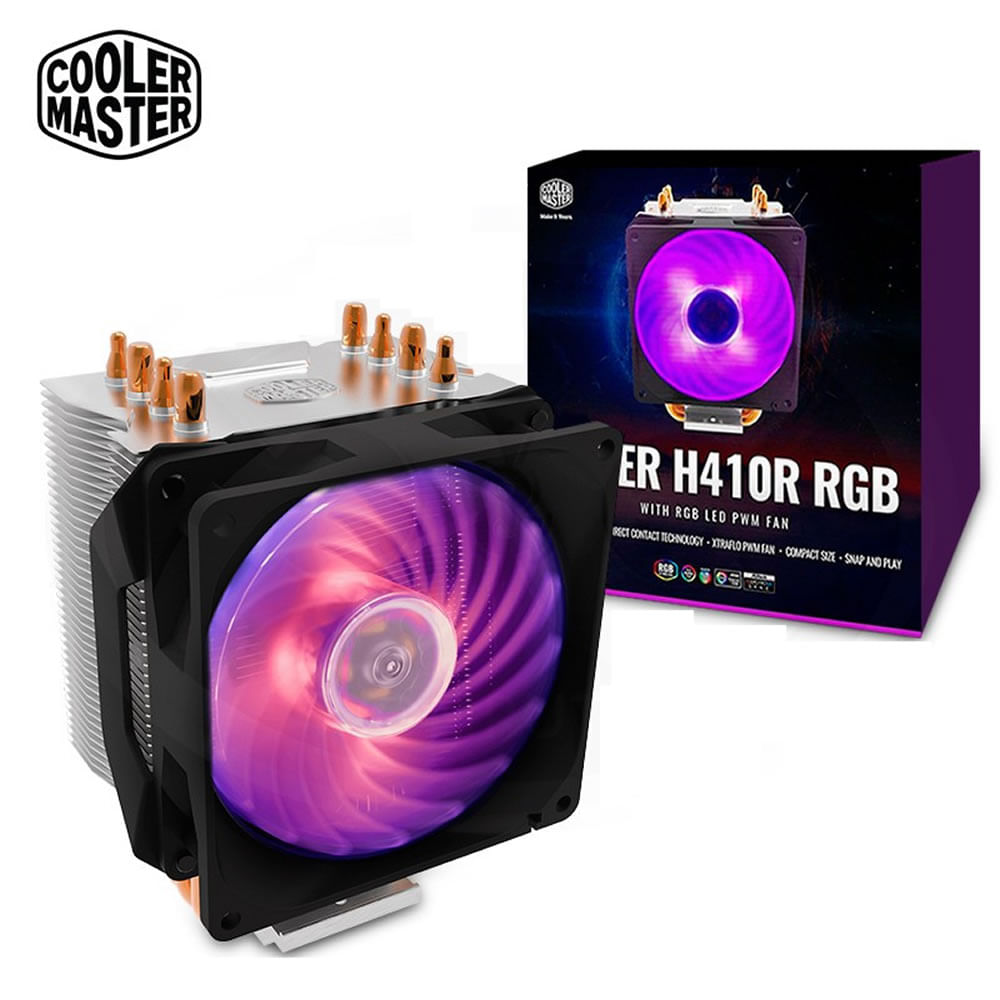 Cooler Master Para Procesador Intel-Amd Hyper H410R-Rgb