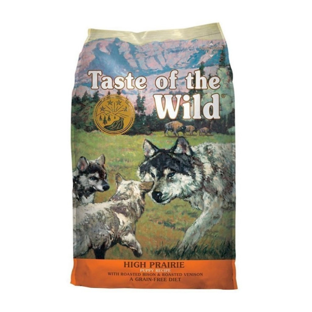 Comida para Perros Taste of the Wild Puppy High Prairie Bisonte y Venado Asado 12.2 Kg
