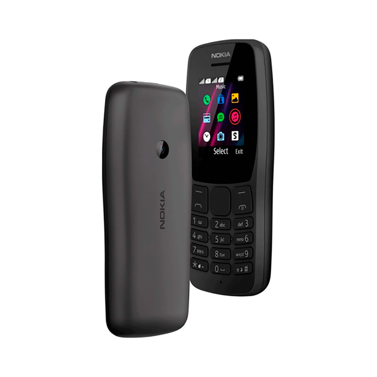 Celular Libre Nokia 110 TA-1319 Dual Sim LTAU Negro