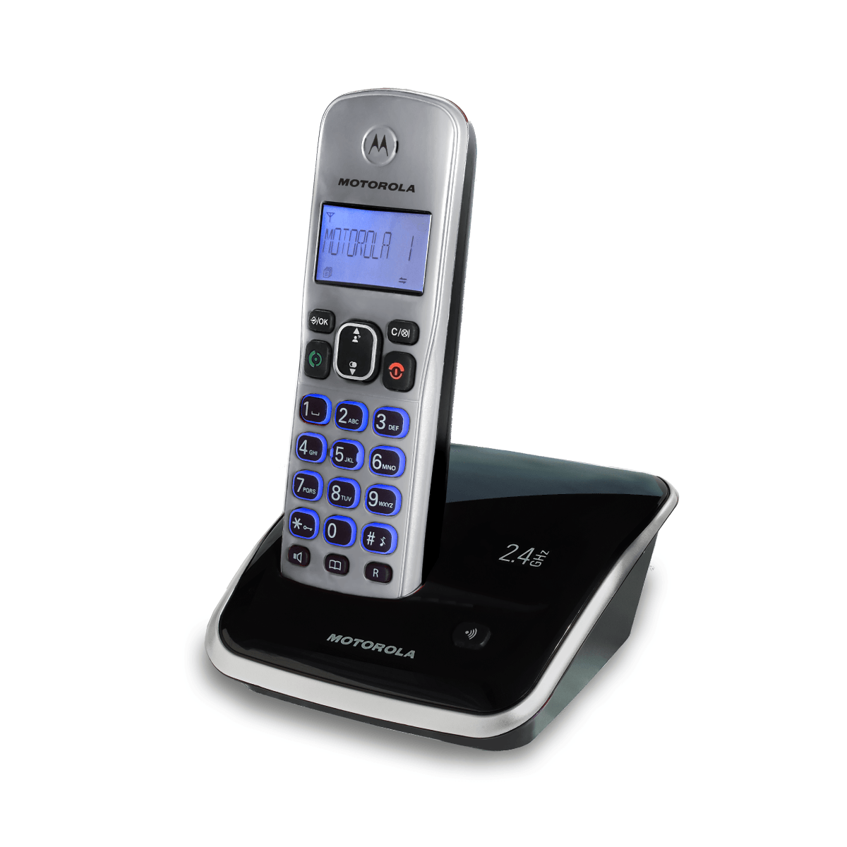 Motorola - Teléfono Inalambrico AURI3520S 2.4Ghz - Silver