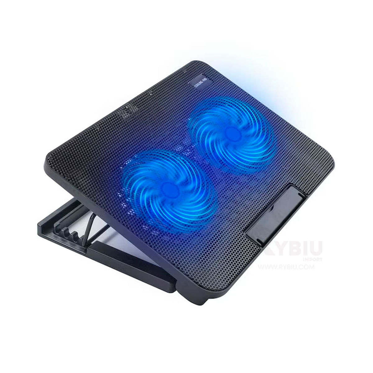 Cooler para Laptop con un Puerto USB Color Negro