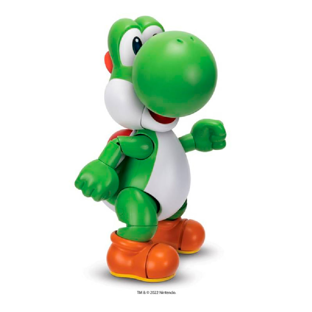 Figura Super Mario Let's Go 30 Cm Yoshi Sonidos Activados