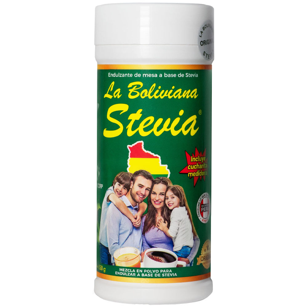 Endulzante Stevia LA BOLIVIANA Frasco 150g