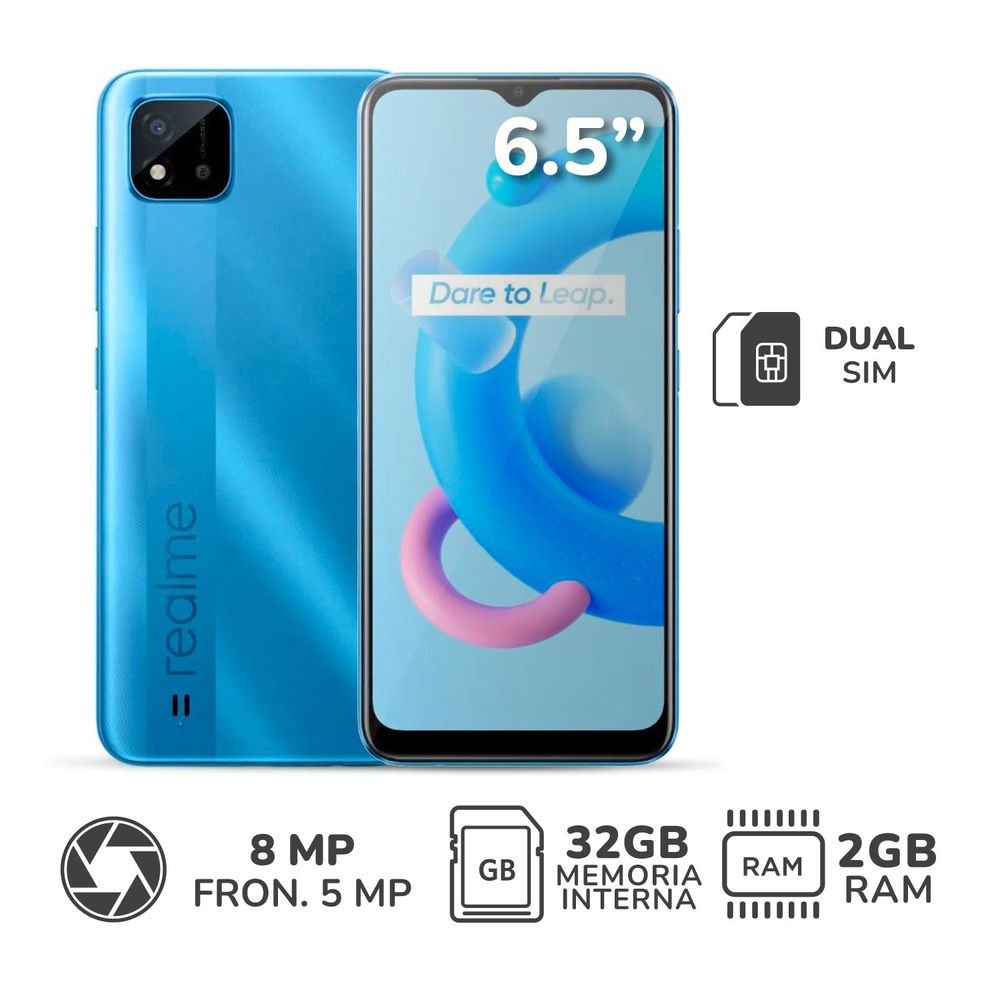 Realme C11 6.5" 2GB RAM 32GB Lake Blue