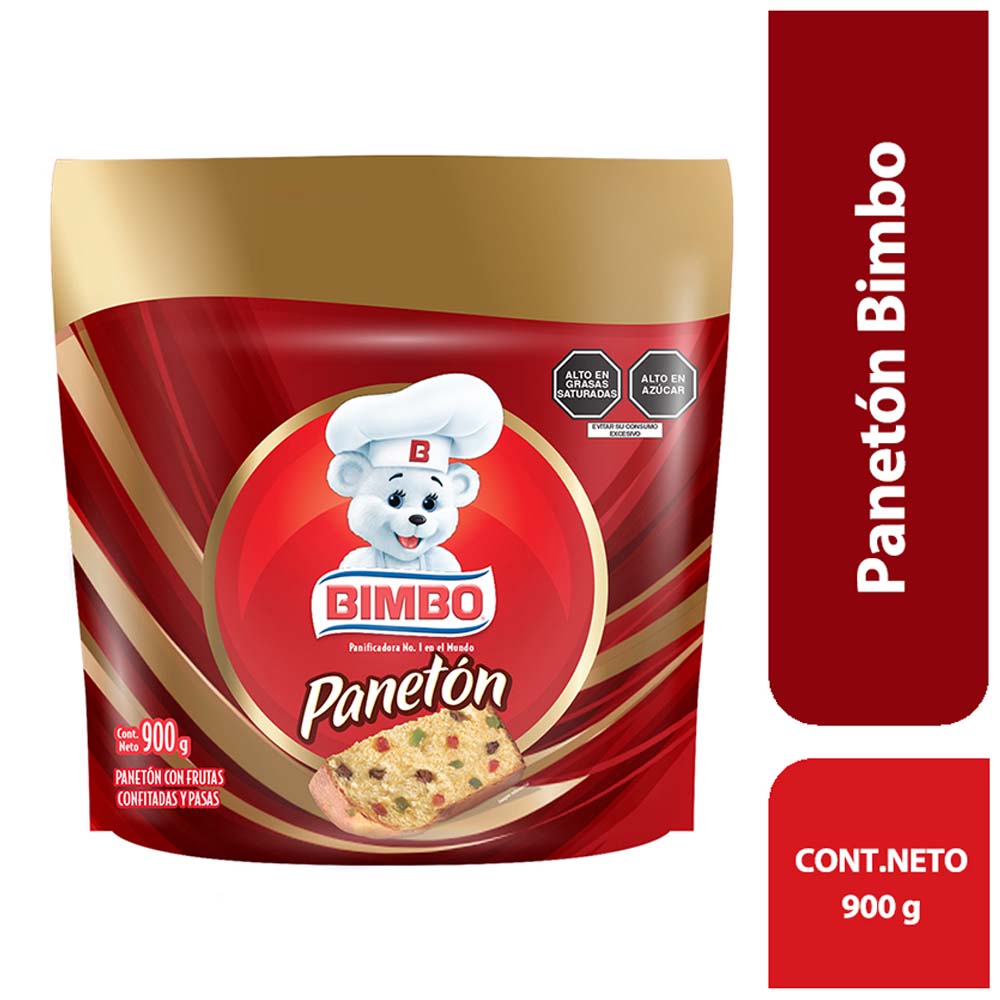 Panetón BIMBO Bolsa 900g