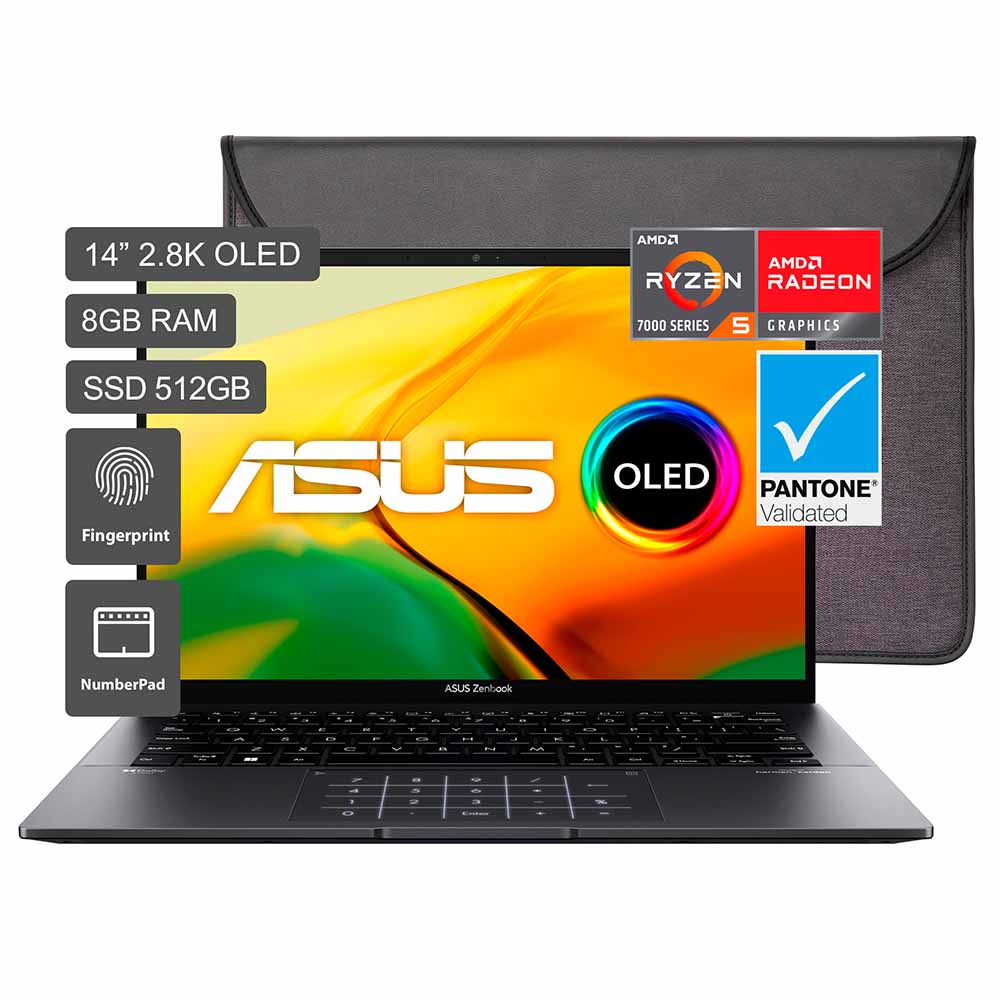 Laptop ASUS UM3402YA-KM466W 14" AMD Ryzen 5 (7000 series) 8GB 512GB SSD