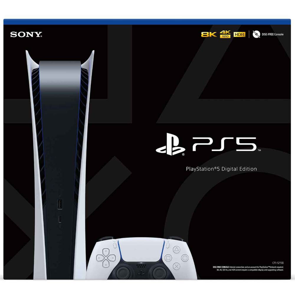 Consola SONY PS5 Hw Digital CFI-1215B Blanco