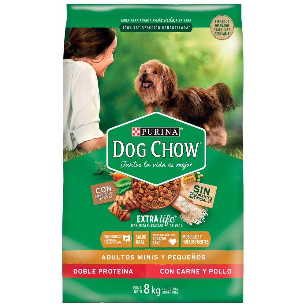 Alimento para Perro DOG CHOW Adulto Minis y Pequeños 8kg