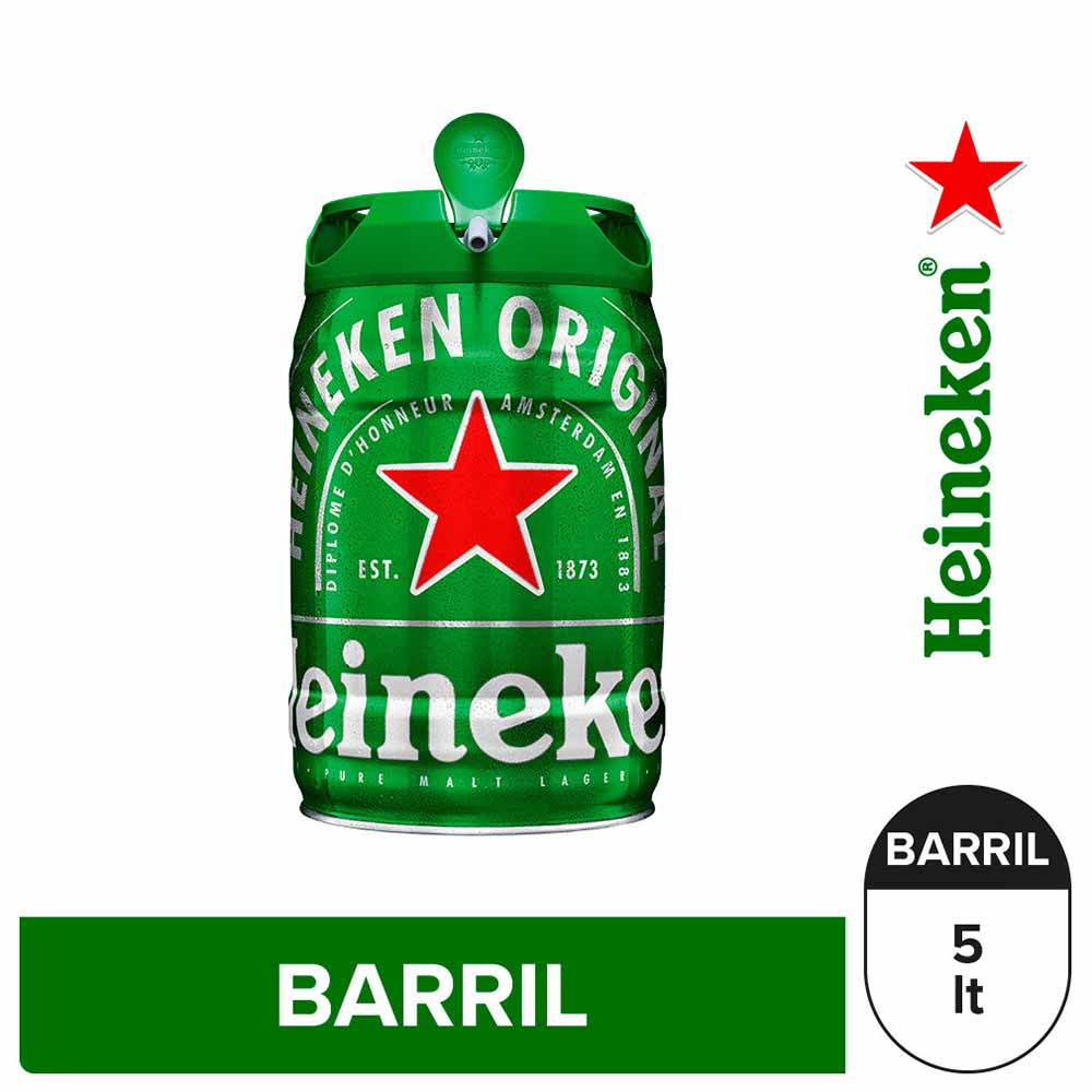 Cerveza HEINEKEN Barril 5 L