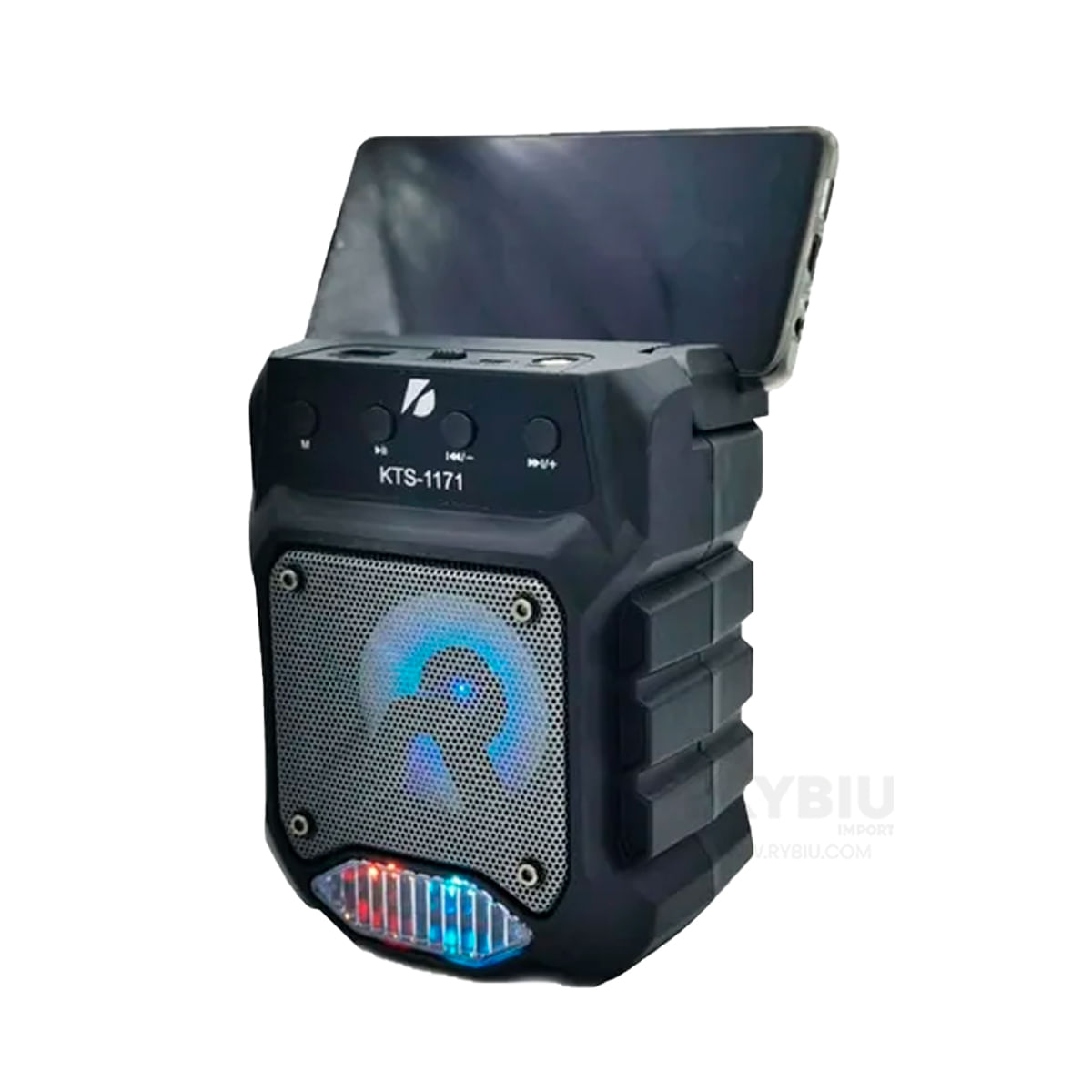 Bocina Negro Bluetooth y Radio FM para Compartir