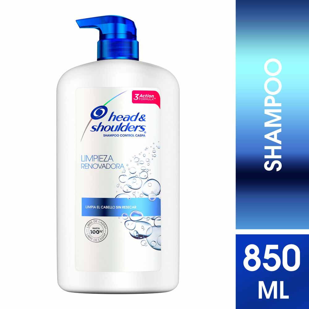 Shampoo HEAD & SHOULDERS Limpieza Renovadora Control Caspa Frasco 850ml