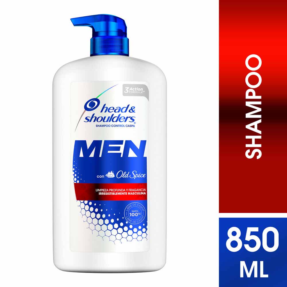 Shampoo HEAD & SHOULDERS Men Con Old Spice Control Caspa Frasco 850ml